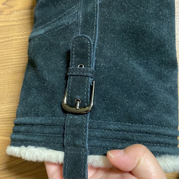 COLE HAAN waterproof Wedge Suede Lined Sherpa On Shaft Mid-Calf Boots - Picture 3 of 12